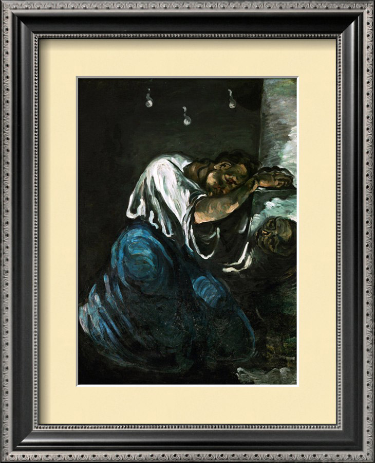 Mary Magdalene or Sorrow, circa 1869 By Paul Cezanne